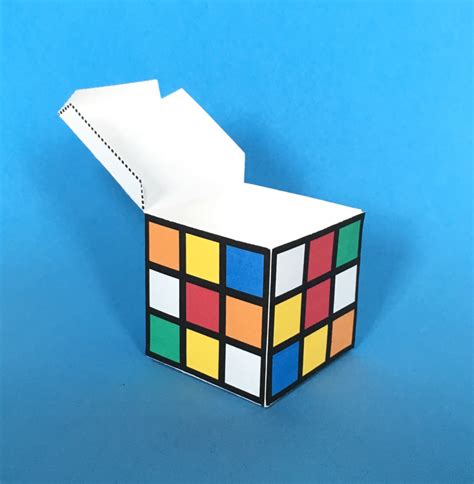 Rubiks Cube Paper Template