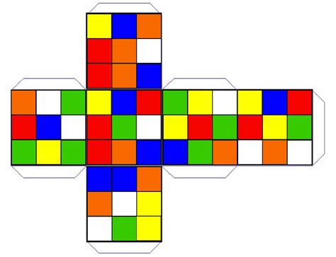 Rubiks Cube Diy Template