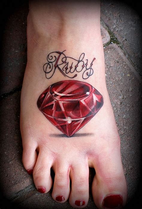 american traditional tattoo ruby Google Search Diamond tattoo designs, Diamond tattoos, Tattoos