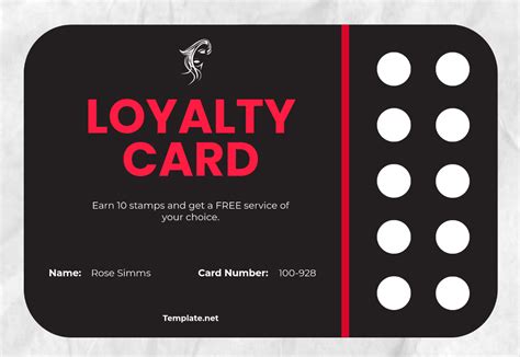 Ruby Tuesdays Loyalty Program Card