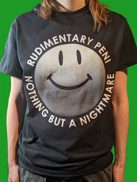 Get Goth Chic with Rudimentary Peni Shirt: Limited Edition Design