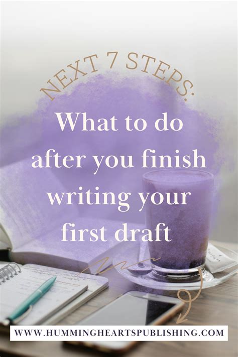 Rule 7: Finish Your First Draft