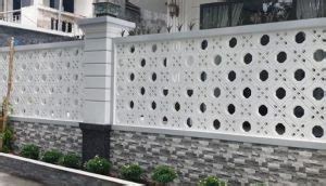 Rumah Lebih Menarik dengan Desain Pagar Roster - Suwun.co.id
