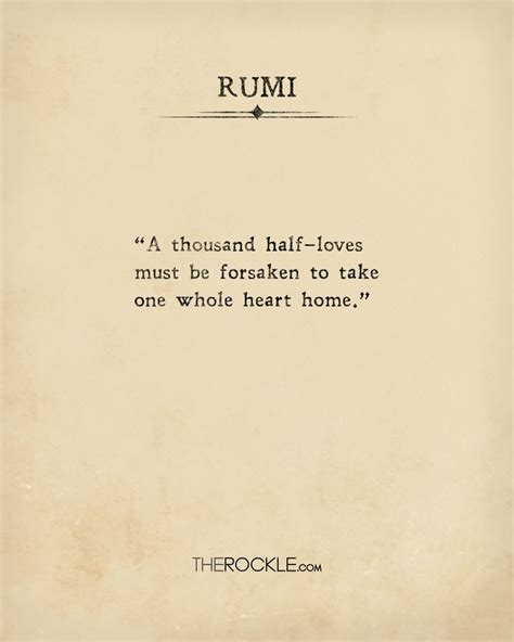 Rumi Heart Quotes