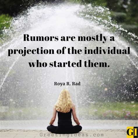 Rumors, mongered