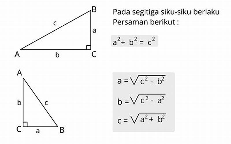 Rumus Pythagoras