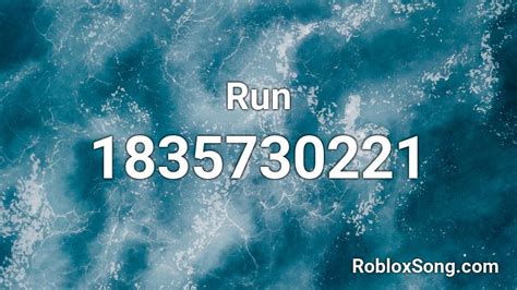 Run - Roblox ID