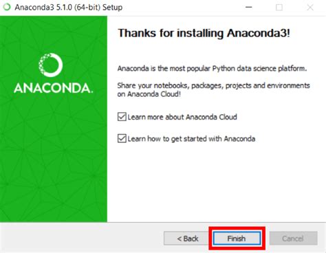 Run Anaconda Installer