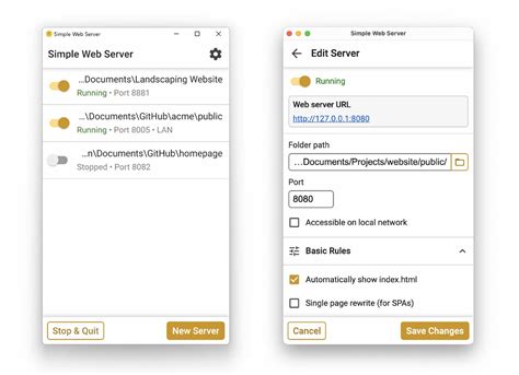 Run a Simple Web Server on iPhone and iPad