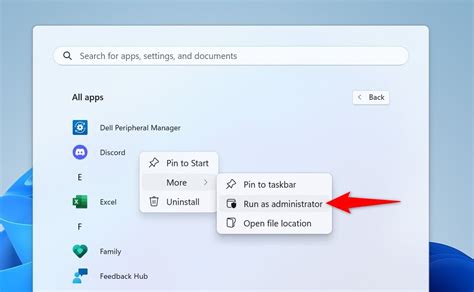 Run the App as an Admin