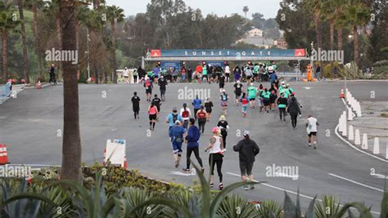 Runners Will Begin The Morning At The Starting Line At Dodger Stadium, With The Finish Line Placed At Santa Monica., 2024