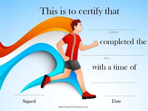 Download 10+ Running Certificate Templates FREE