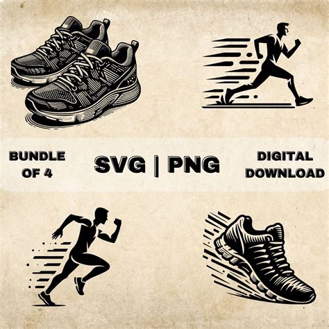 Step Up Your Style: Run Like a Pro with the Latest Running Shoes Svg Design