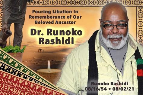Runoko Rashidi Death Reason