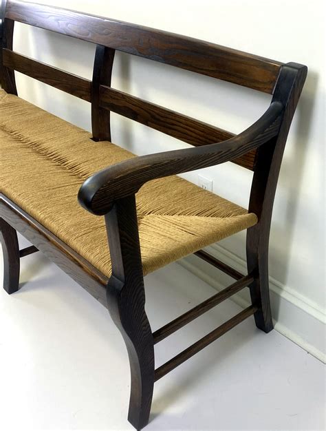 Rush Seat Bench