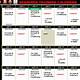 Rushfit Intermediate Calendar