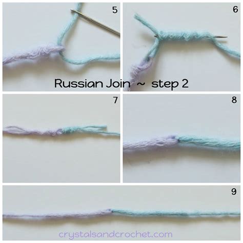 Russian Crochet Join