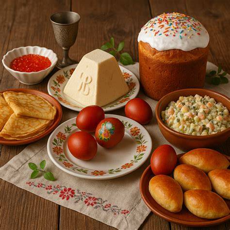 Russian Easter Food