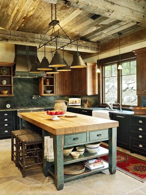 15 Rustic Kitchen Island Ideas for The Classic Look of Your Kitchen