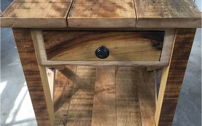 Rustic Wooden End Tables