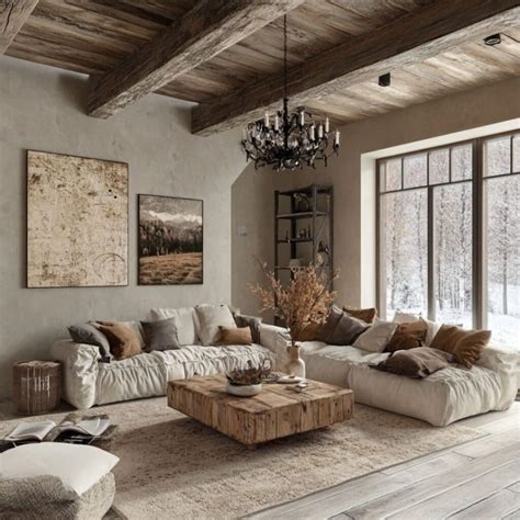 Rustic Charm with Textured Elements