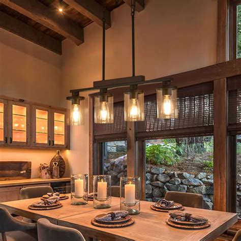 Rustic Dining Room Lighting Styles