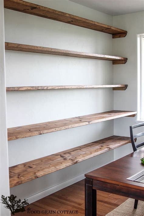 Rustic Dining Room Shelves