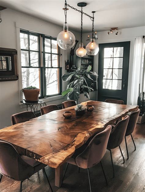 Rustic Dining Room Wood