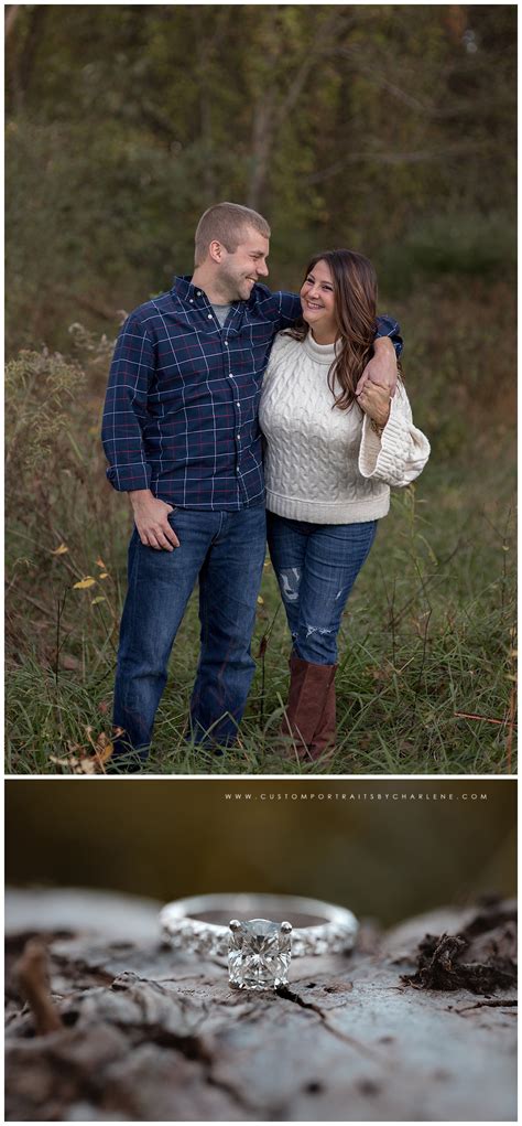 Rustic Fall Engagement Photos