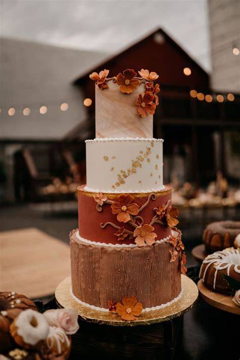 Rustic Fall Wedding Cakes