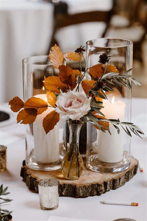 Rustic Fall Wedding Centerpieces