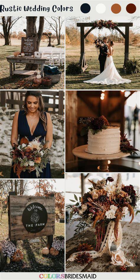 Rustic Fall Wedding Palettes