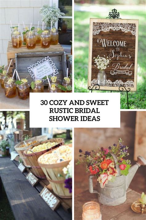 Rustic Fall Wedding Shower Decorations