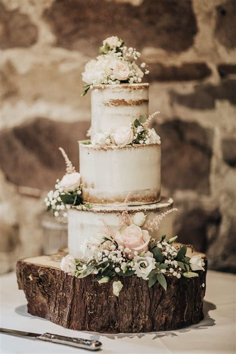 Rustic Flower Cakes