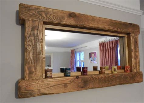 Rustic mirror wall decor