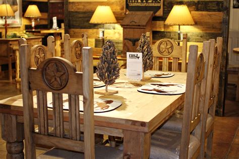 Rustic Texas Star Dining Table