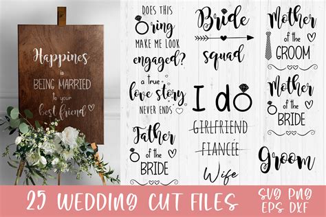 5 Charming Rustic Wedding SVG Designs for Your Dream Wedding Day