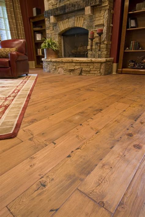Rustic Wide Plank Flooring