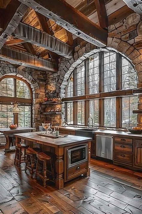Rustic kitchen charm