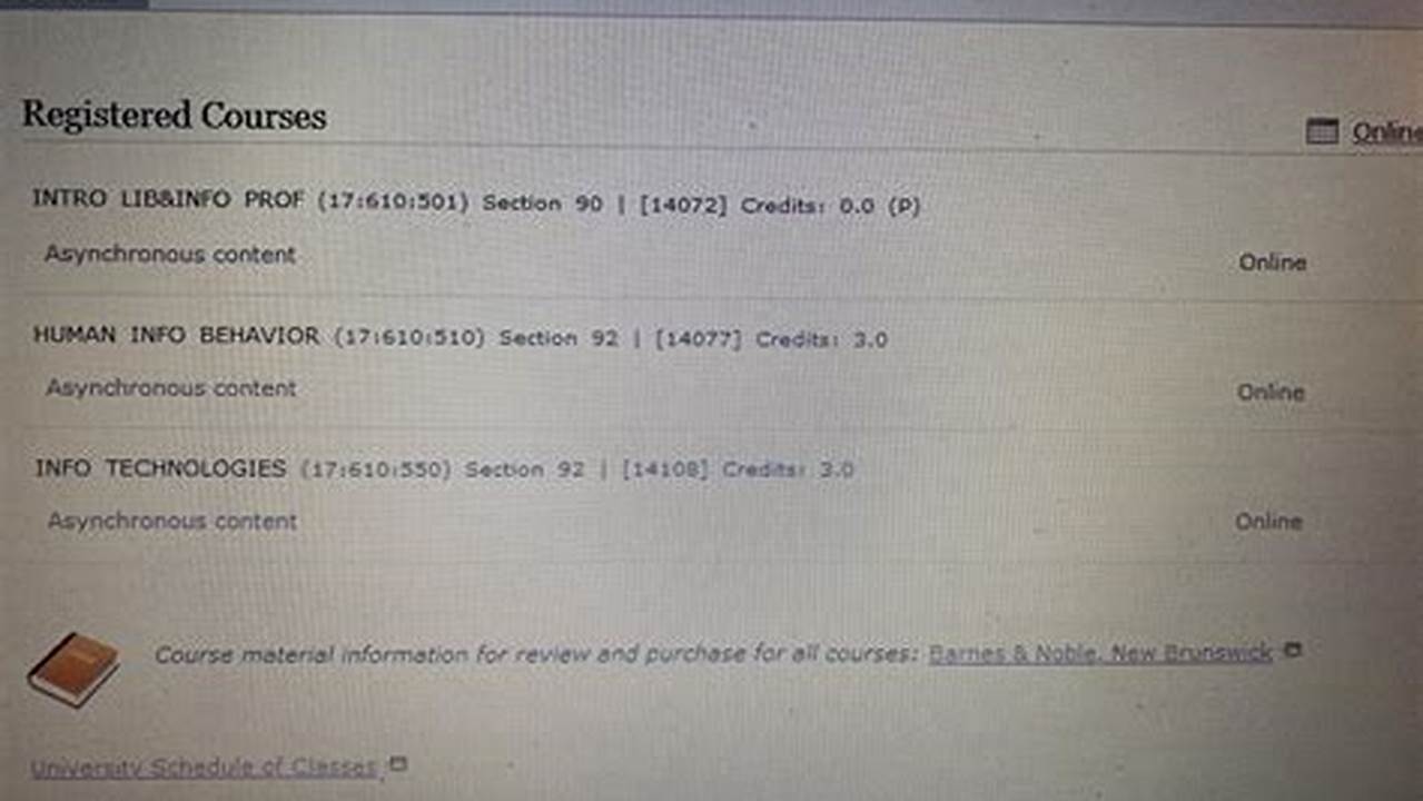 Rutgers Register For Classes Spring 2025