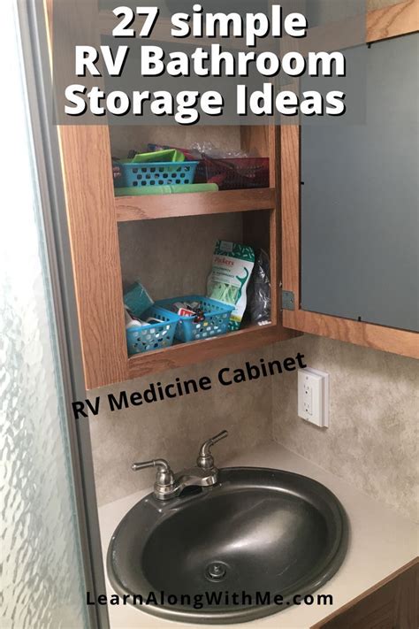 Rv Bathroom Storage