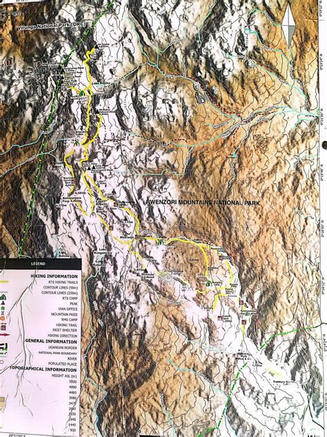 Rwenzori Trail Map