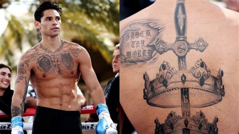 Ryan Garcia Back Tattoo