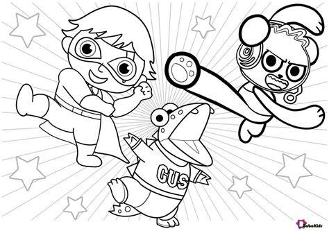 Ryans World Coloring Page