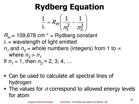 Rydberg Constant Calculator