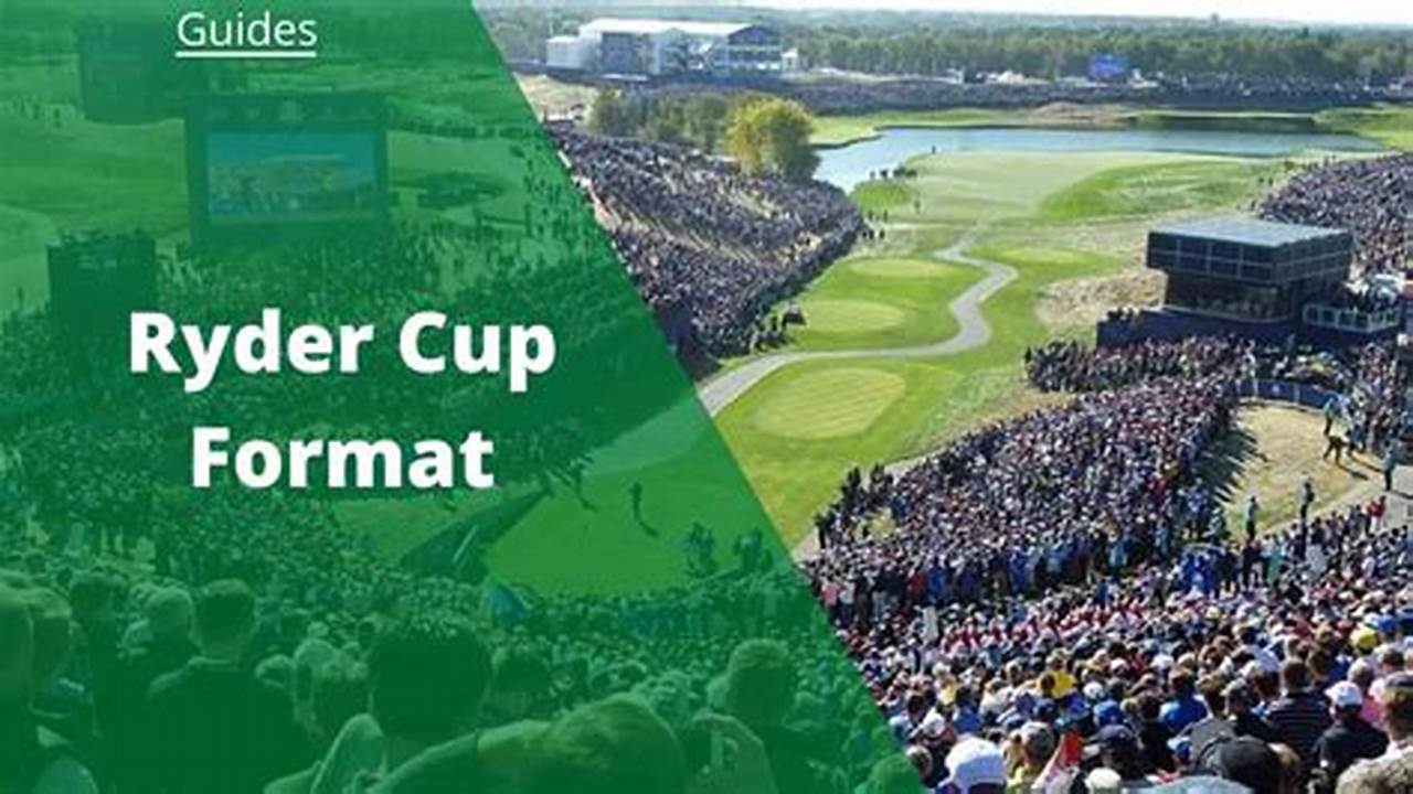 Ryder Cup 2025 Format Explained