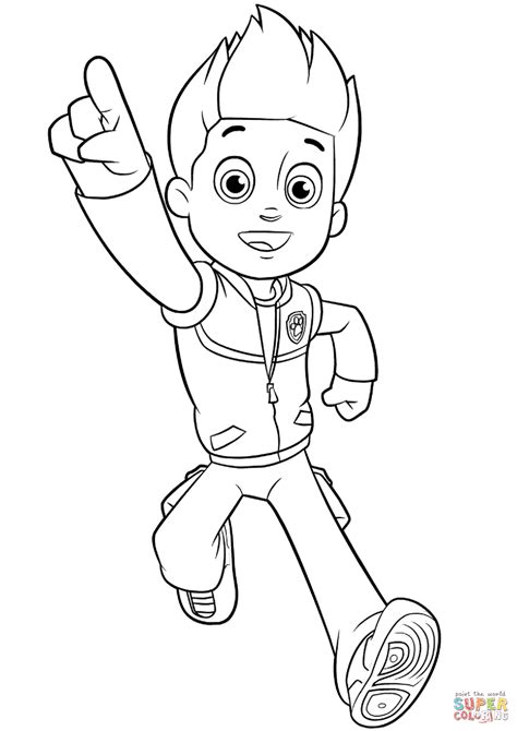 Ryder Printable Paw Patrol Characters