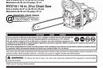 Ryobi Chainsaw Repair Manual