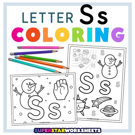 S Coloring Pages