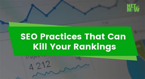 SEO Practices That Can Kill Your Rankings